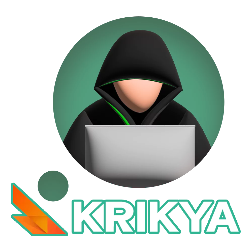 Krikya take care about safety of your information.