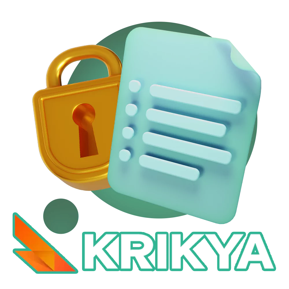 Your information is safe with Krikya.