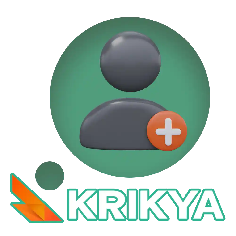 Sign up for Krikya via your browser or the app and start betting.
