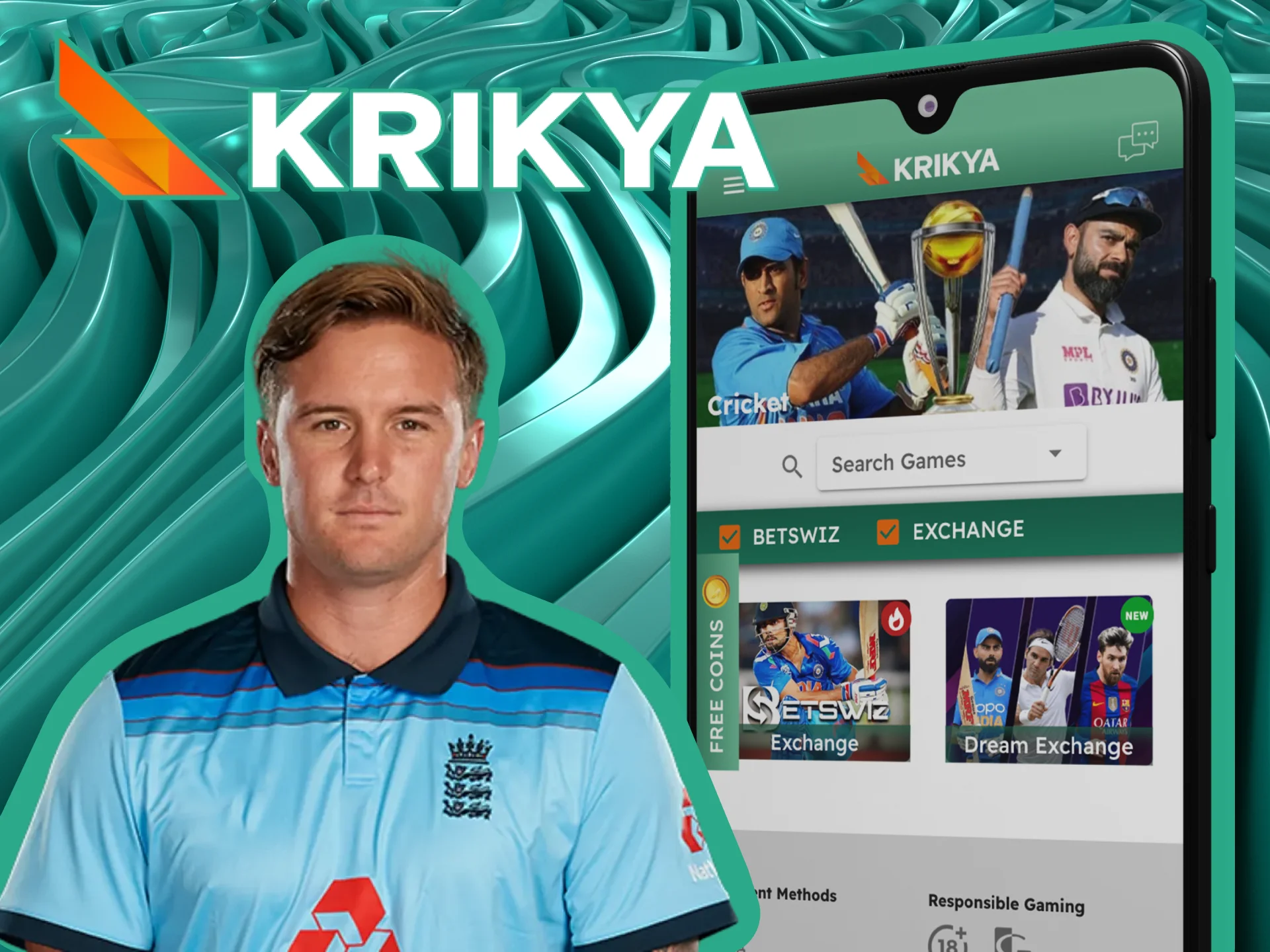 Jason Roy is the Cricket Betting Ambassador at Krikya Online Casino.