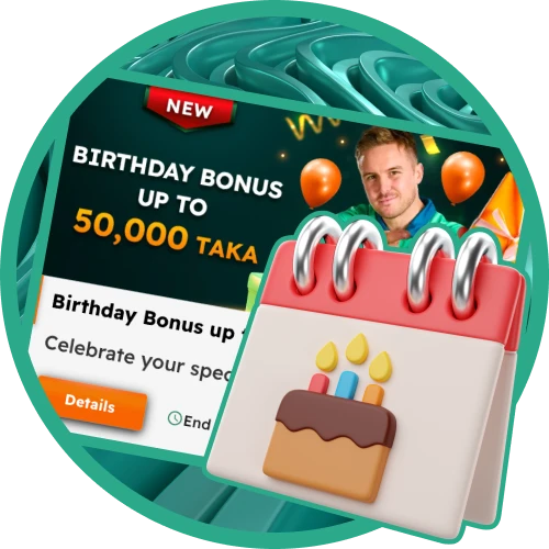 Get a bonus on your birthday from the Krikya online casino.