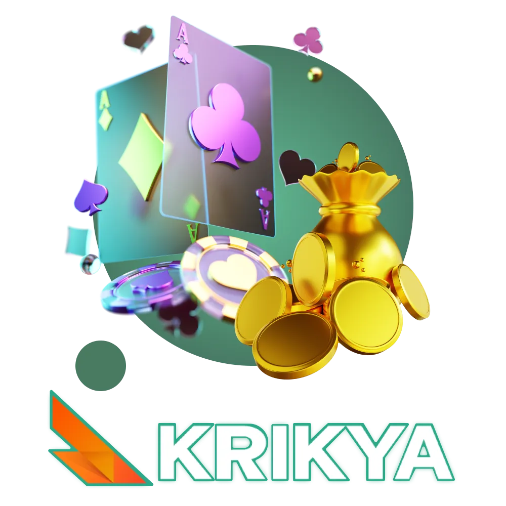 Make a deposit at Krikya online casino and place bets on your favorite sports.