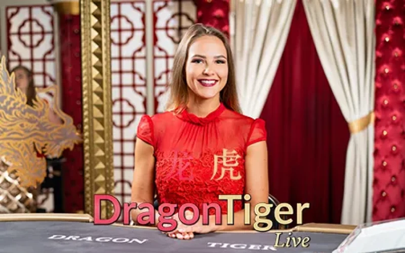 Try your luck in Dragon Tiger at Krikya online casino.