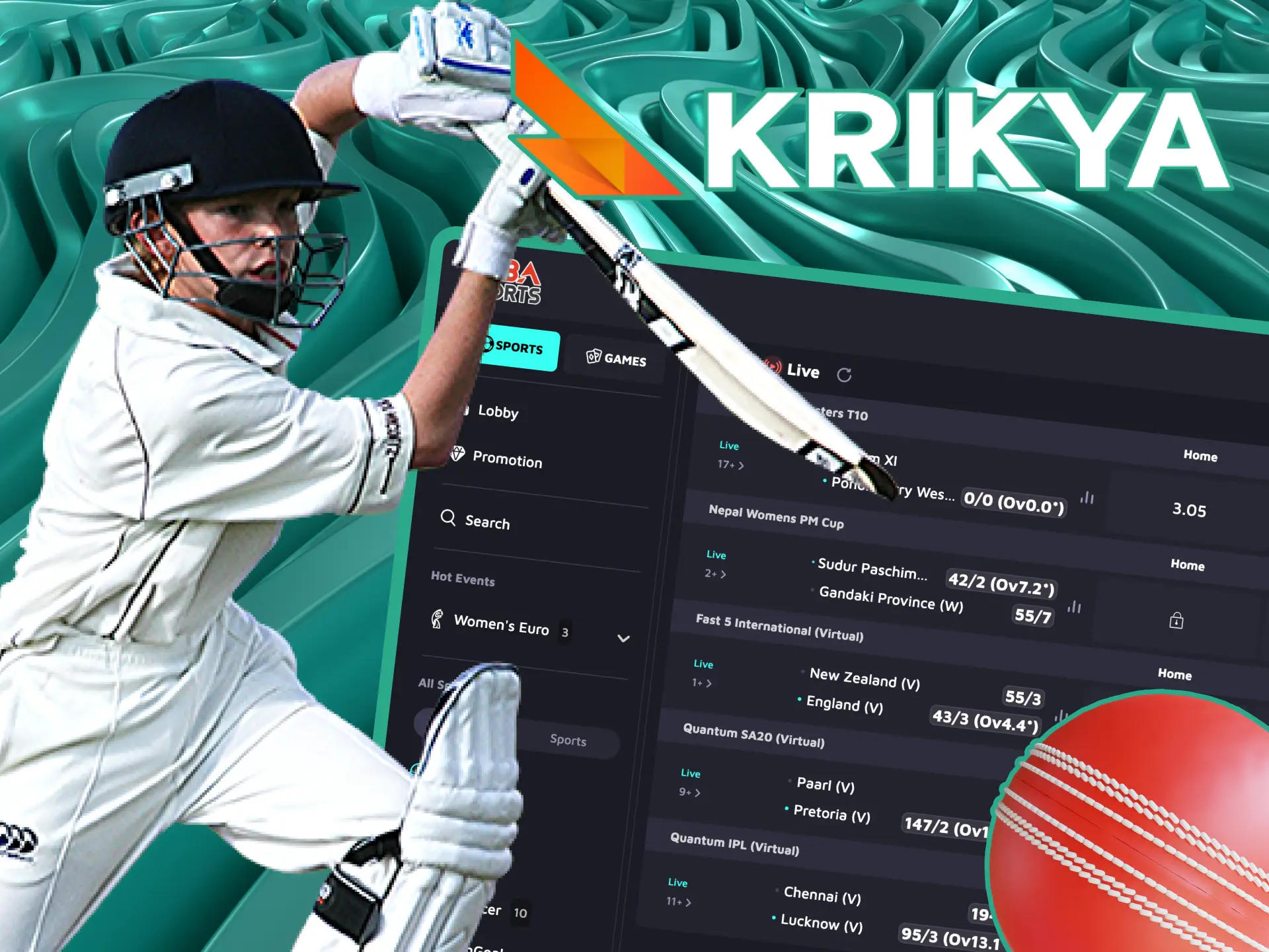 Krikya’s BD dedicated cricket section offers betting on top events like IPL, T20 World Cup, and more, with live betting options for real-time action in Bangladesh.