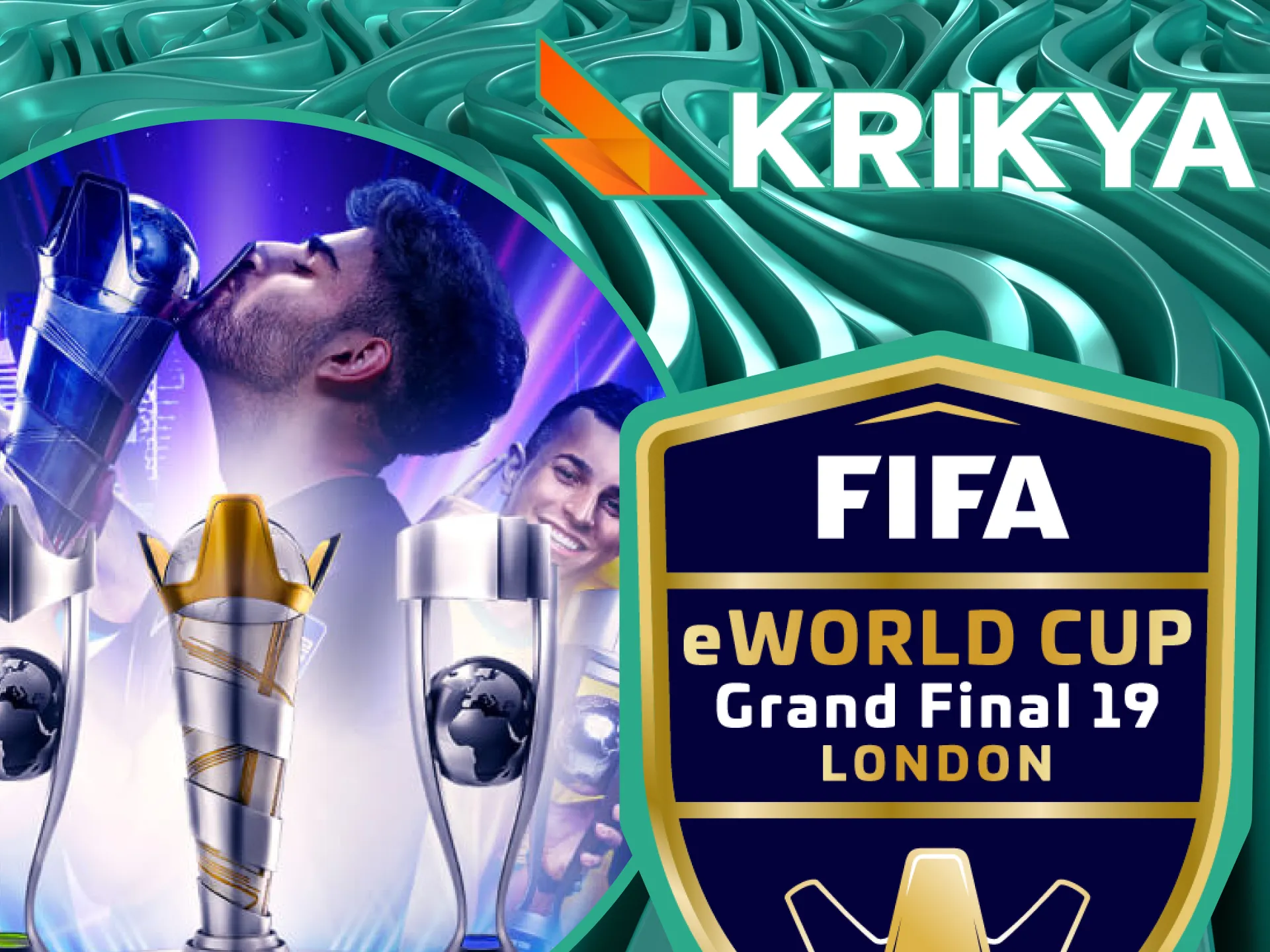 Bet on FIFA tournaments like the eWorld Cup and ePremier League at Krikya home, offering various formats and live betting with real-time match stats for virtual soccer enthusiasts in Bangladesh.