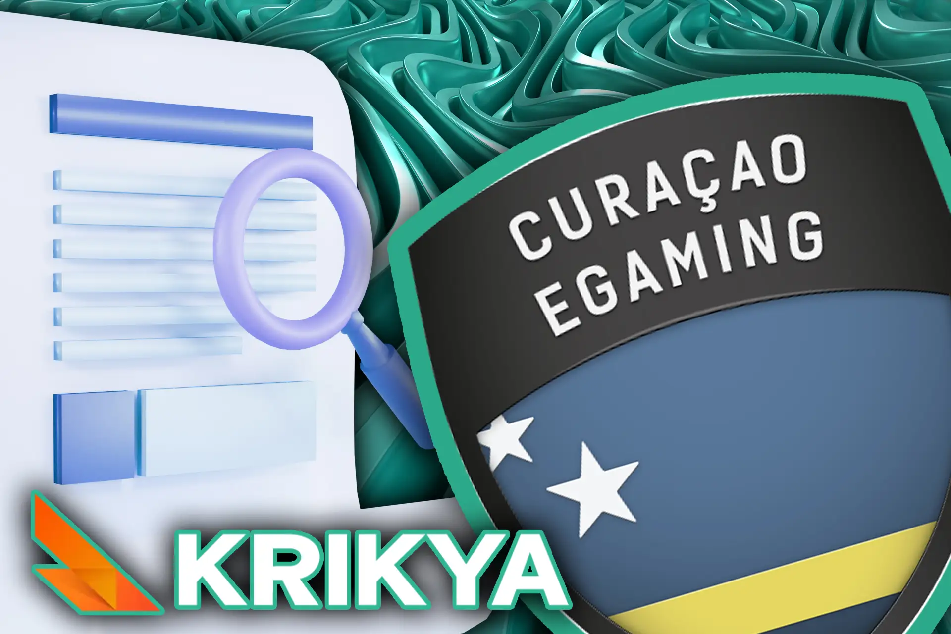 Krikya is a legal company licensed by the Curacao Commission.