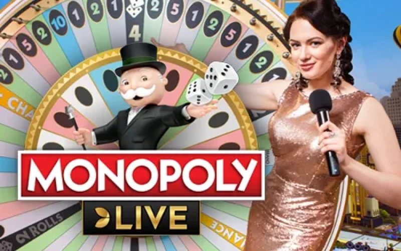 Play popular live casino game Monopoly Live at Krikya online casino.