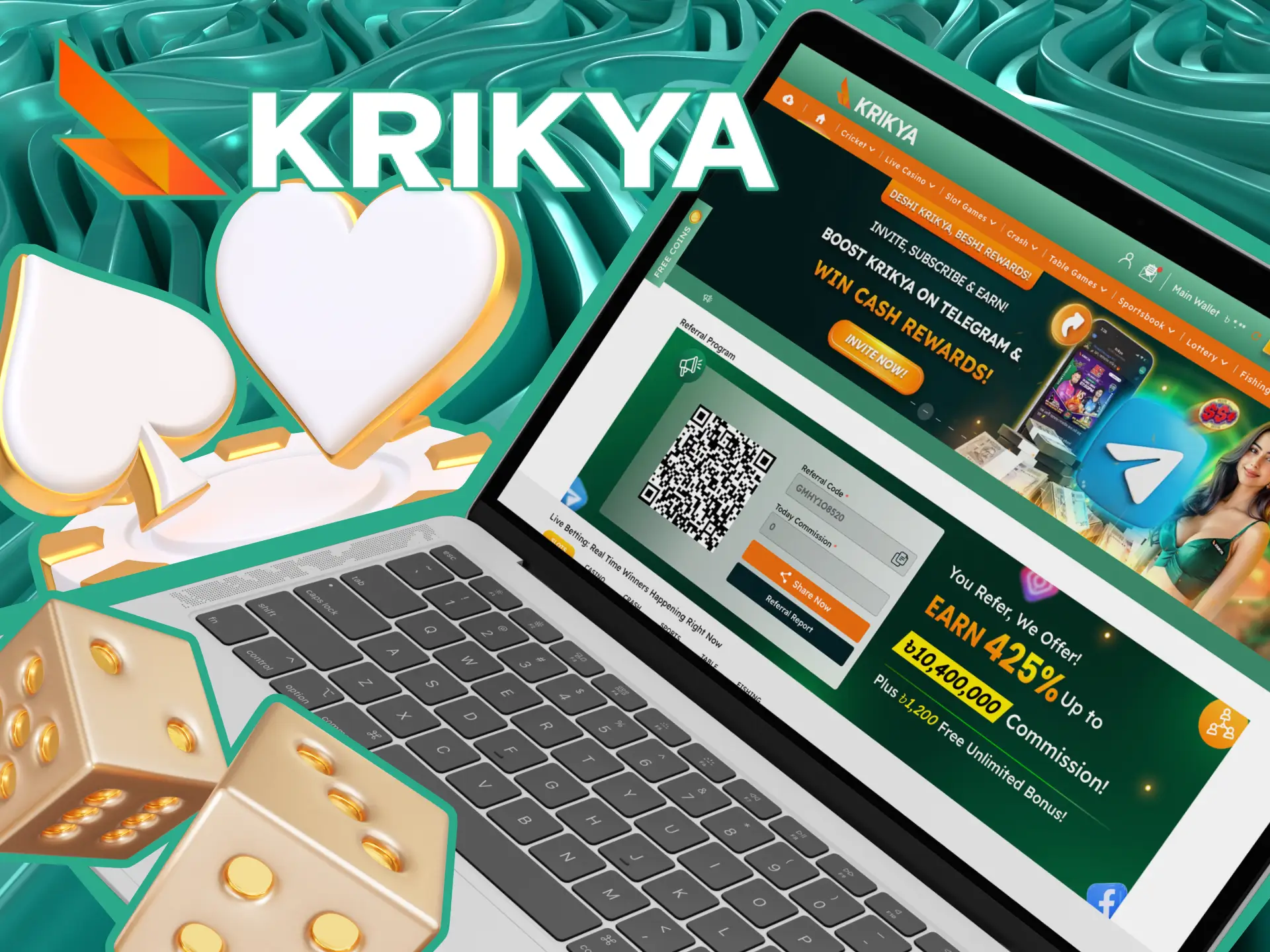 What benefits will I receive when I activate the procode at the Krikya online casino.