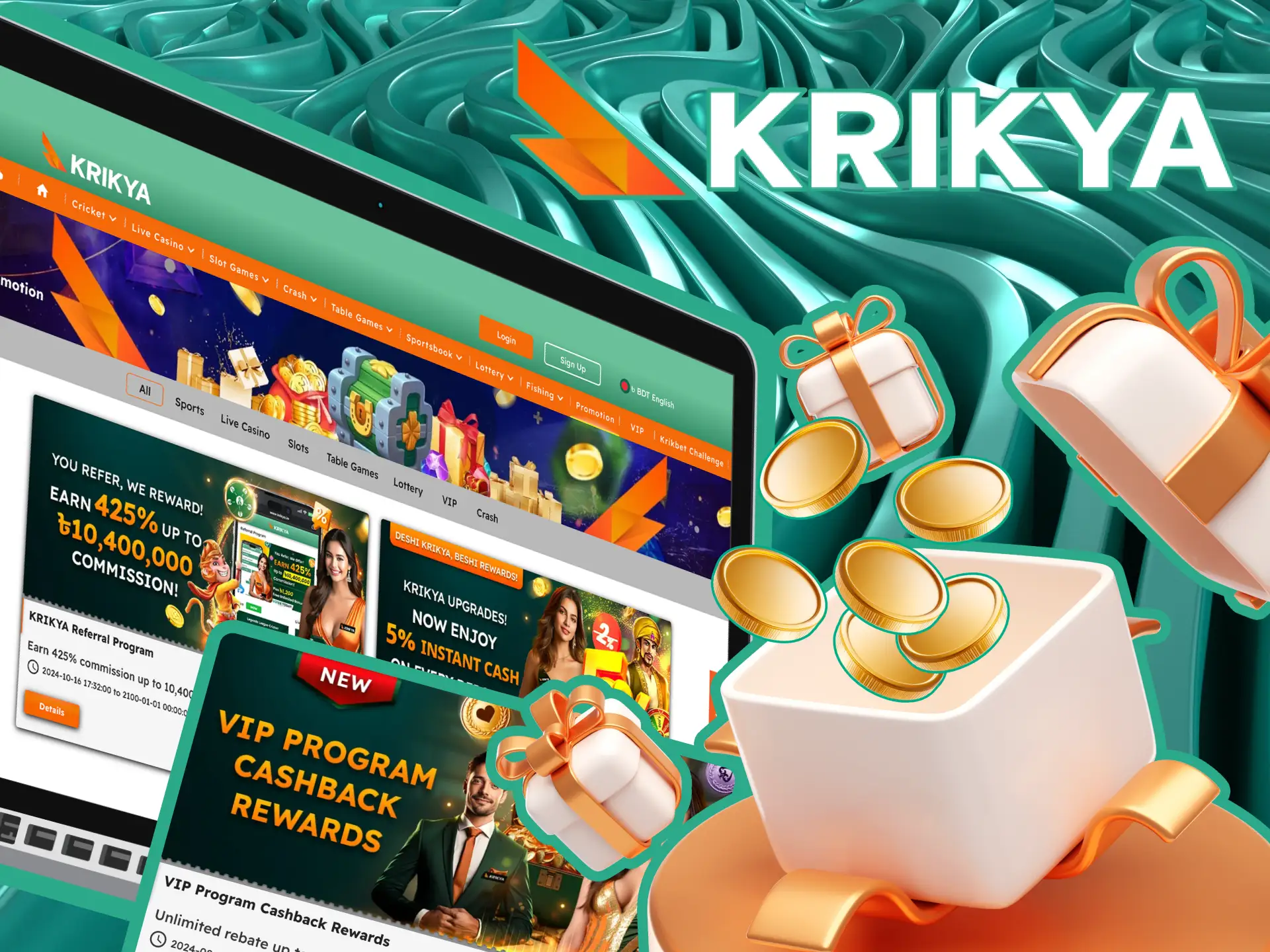 What other bonuses can I get at Krikya online casino.