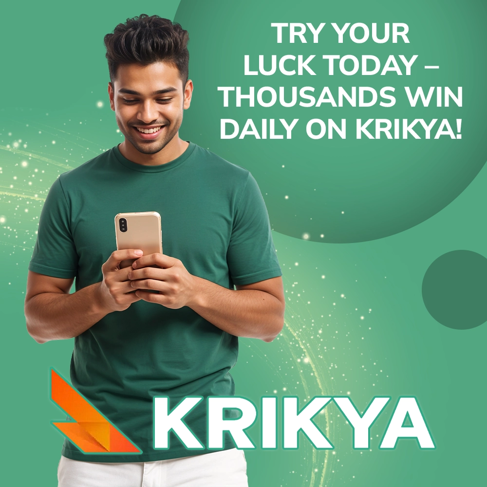 Get your bonuses at Krikya online casino and play your favorite games.