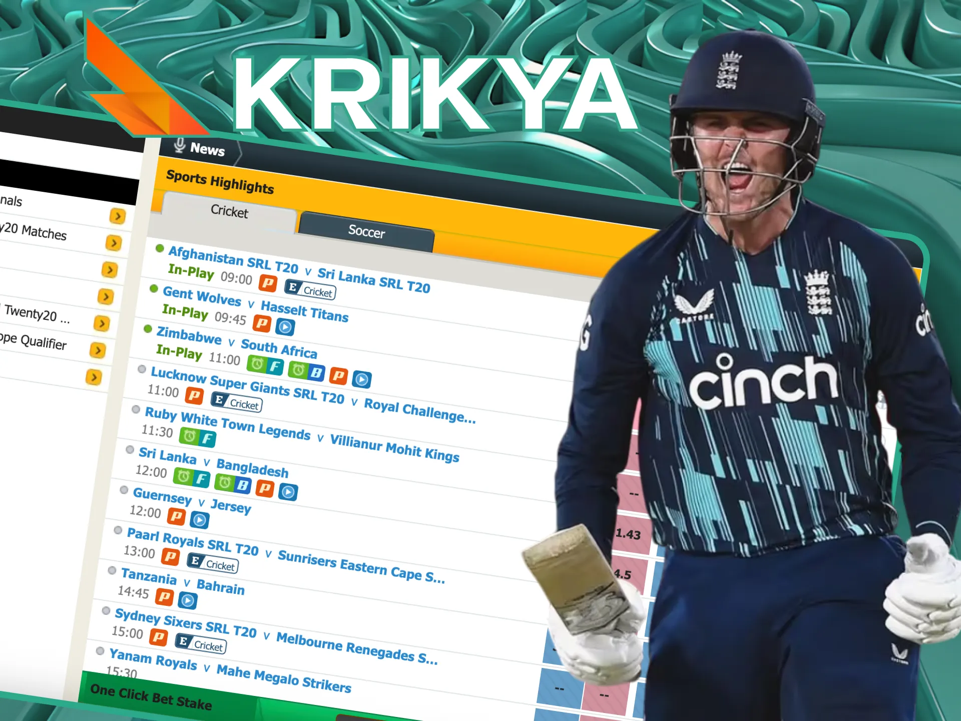 Jason Roy levels up wins at Krikya Casino.