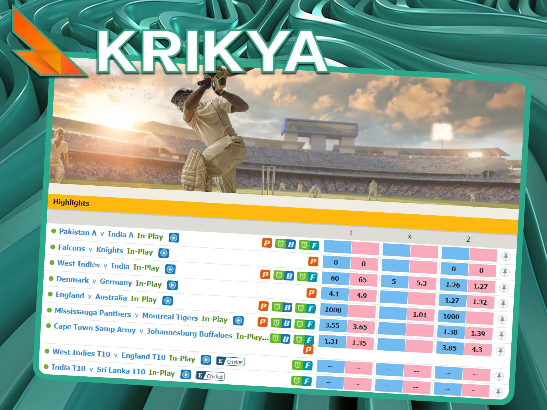 We have prepared tips for you on betting on cricket at the Krikya online casino.