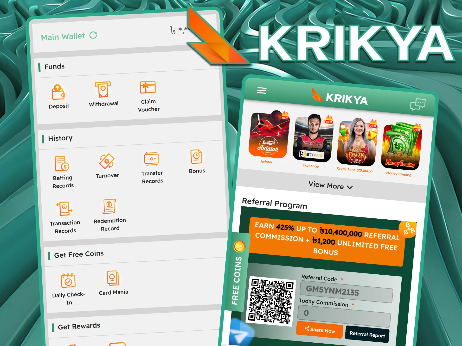 Explore Krikya’s mobile website and PWA, offering seamless access to casino games and sports betting in Bangladesh without needing to download an app.
