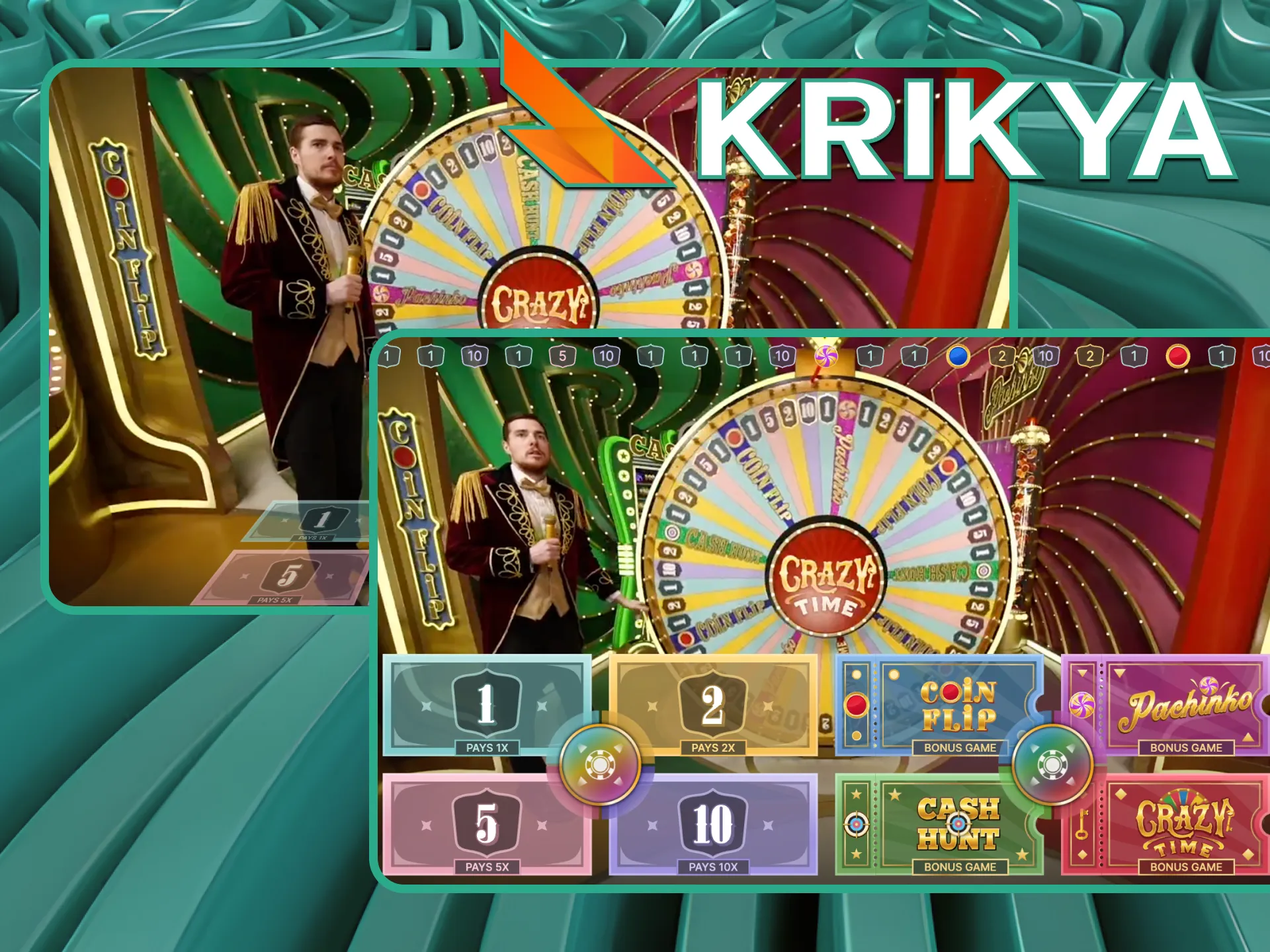 Immerse yourself in the official live experience and streaming of Crazy Time, featuring HD video and interactive professional hosts.